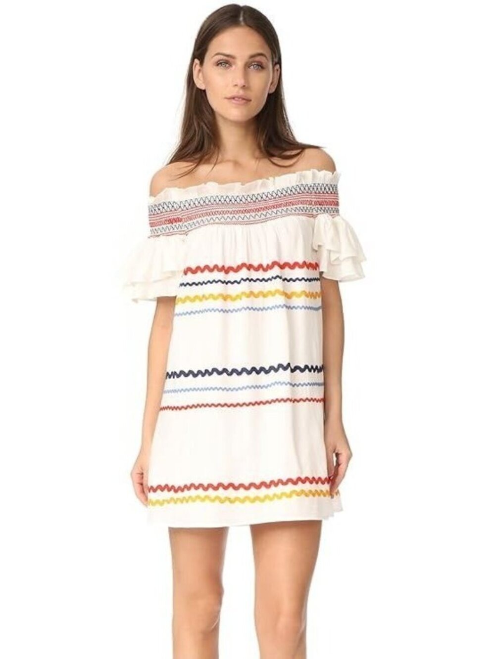 Red Carter Women's Marilyn Dress Ivory Multi Medium